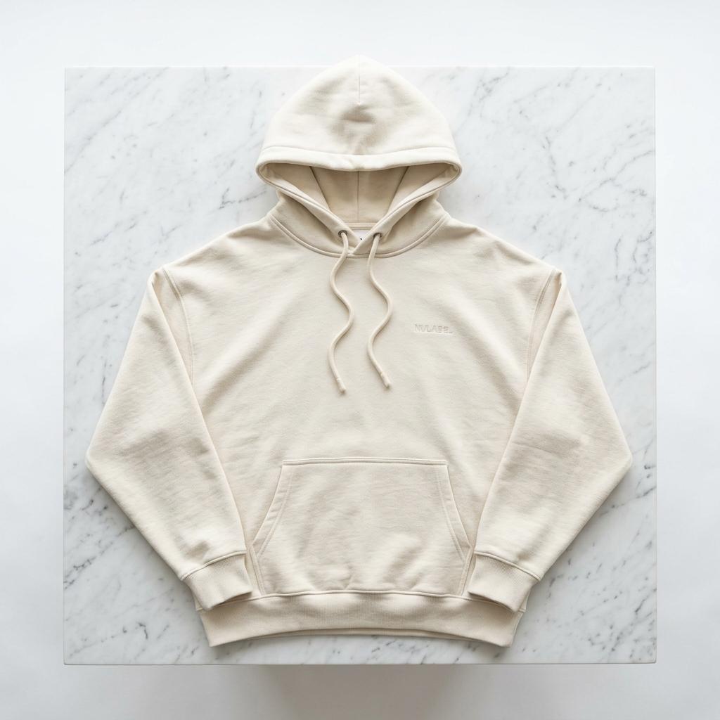 Heavyweight Hoodie fabric detail