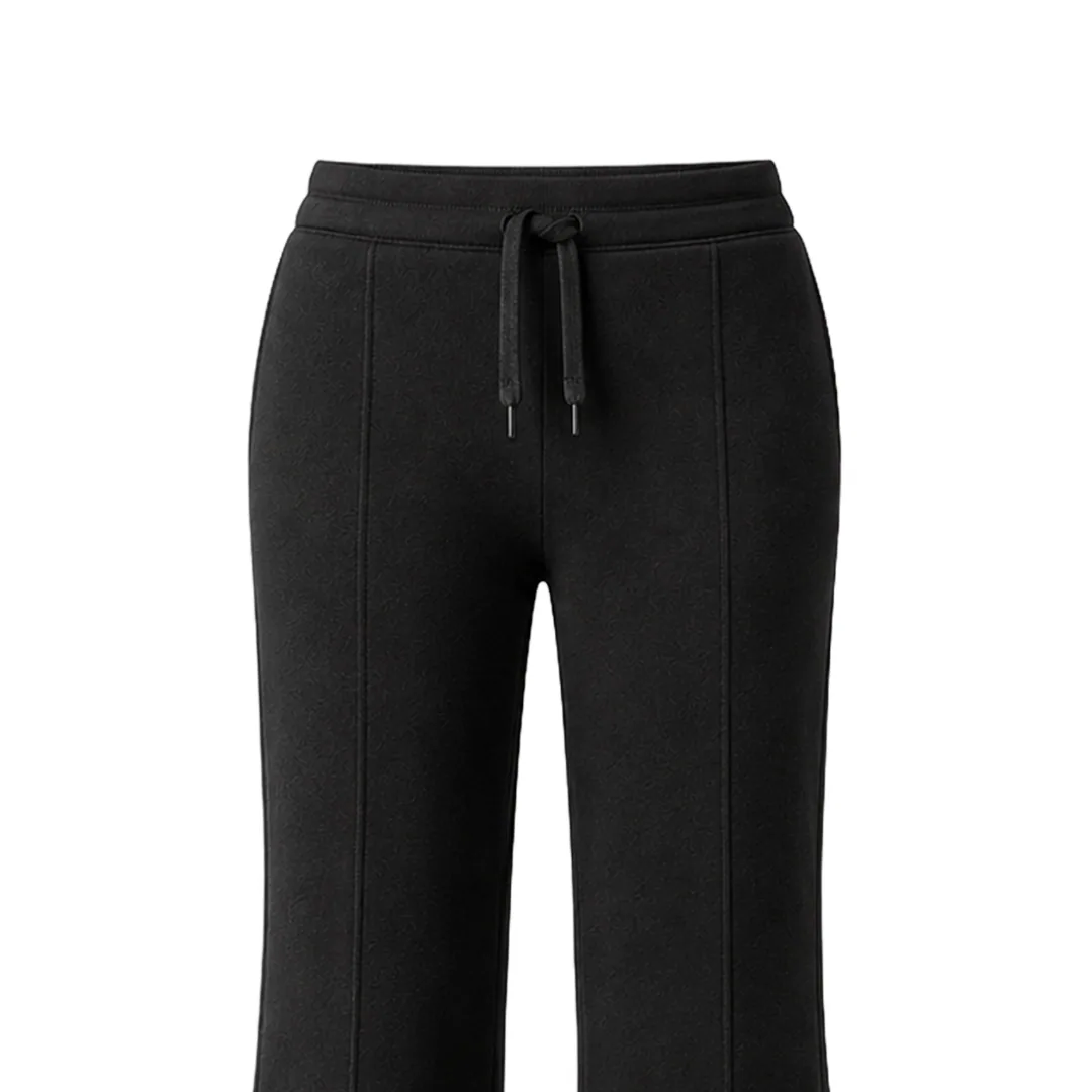 Flared Sweatpant hem detail
