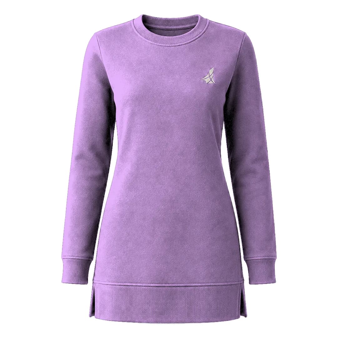 Longline Crew in Lilac, front view